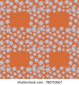 Coffee bean seamless pattern background. Coffees seeds.