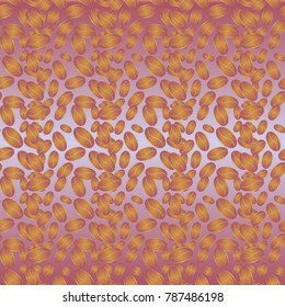 Coffee bean seamless pattern background. Coffees seeds.