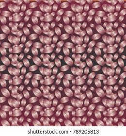 Coffee bean seamless pattern background. Coffees seeds.
