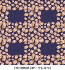 Coffee bean seamless pattern background. Coffees seeds.