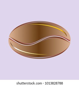 Coffee bean or seed.