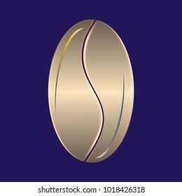 Coffee bean or seed.