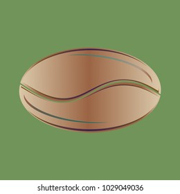 Coffee bean or seed.