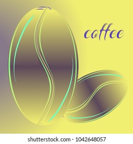 Coffee bean or seed.
