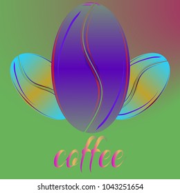 Coffee bean or seed.