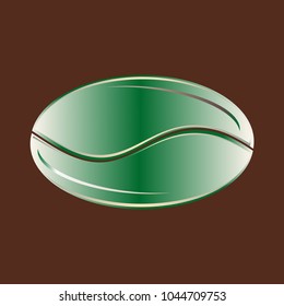 Coffee bean or seed.