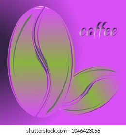 Coffee bean or seed.
