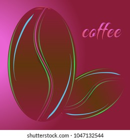 Coffee bean or seed.