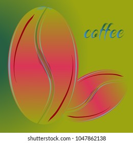 Coffee bean or seed.