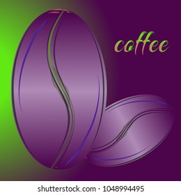 Coffee bean or seed.