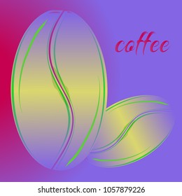 Coffee bean or seed.