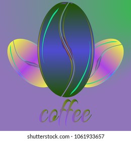 Coffee bean or seed.