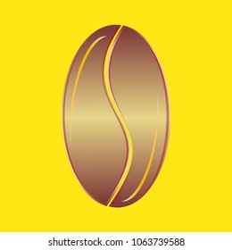 Coffee bean or seed.