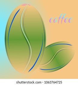 Coffee bean or seed.