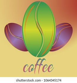 Coffee bean or seed.