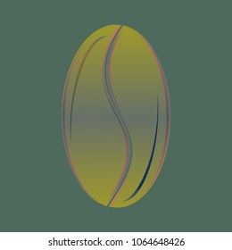 Coffee bean or seed.
