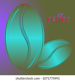 Coffee bean or seed.