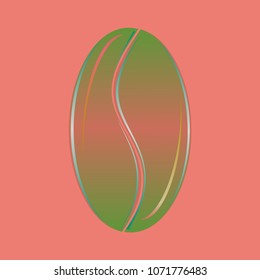 Coffee bean or seed.
