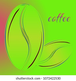 Coffee bean or seed.