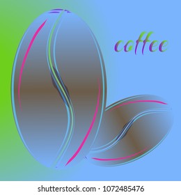 Coffee bean or seed.