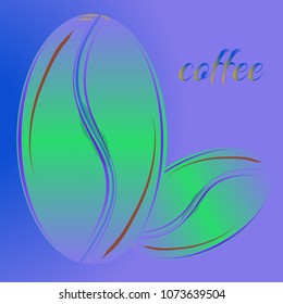 Coffee bean or seed.
