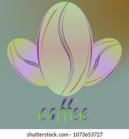 Coffee bean or seed.