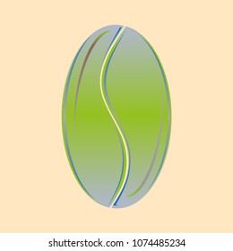 Coffee bean or seed.