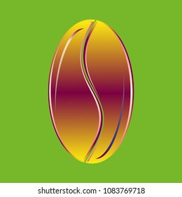 Coffee bean or seed.