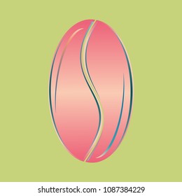Coffee bean or seed.