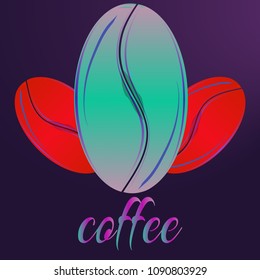 Coffee bean or seed.