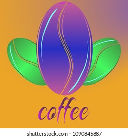 Coffee bean or seed.