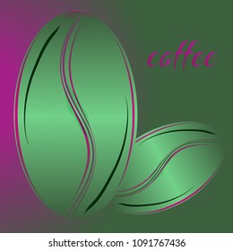 Coffee bean or seed.