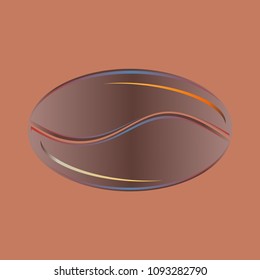 Coffee bean or seed.