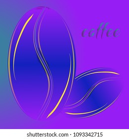 Coffee bean or seed.