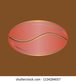 Coffee bean or seed.