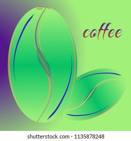 Coffee bean or seed.