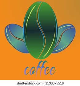 Coffee bean or seed.