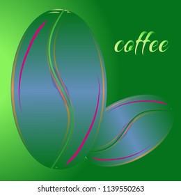 Coffee bean or seed.