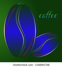 Coffee bean or seed.