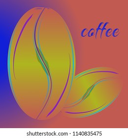 Coffee bean or seed.