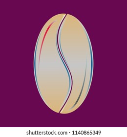 Coffee bean or seed.