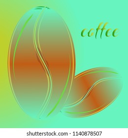 Coffee bean or seed.