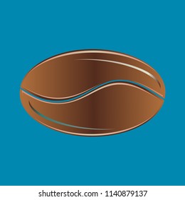 Coffee bean or seed.