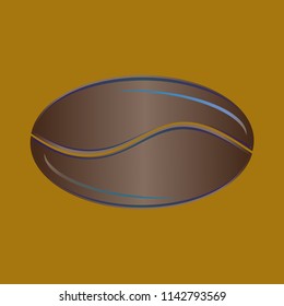 Coffee bean or seed.