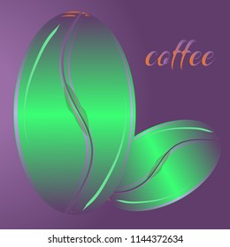 Coffee bean or seed.