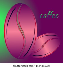 Coffee bean or seed.