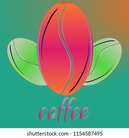 Coffee bean or seed.