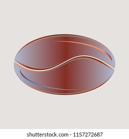 Coffee bean or seed.