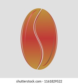 Coffee bean or seed.