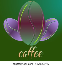 Coffee bean or seed.